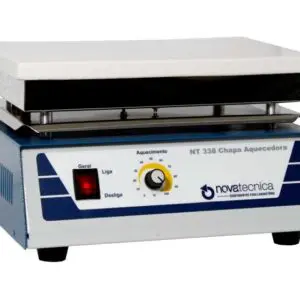 CHAPA AQUECEDORA DE LABORATÓRIO V- NT 338 - NOVA TECNICA