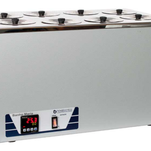 Banho maria digital grande com tampa de anéis redutores - NT277 - NOVA TECNICA