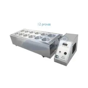 Bloco Digestor para 12 Frascos tipo Schott -  SL-83-12-500 - SOLAB