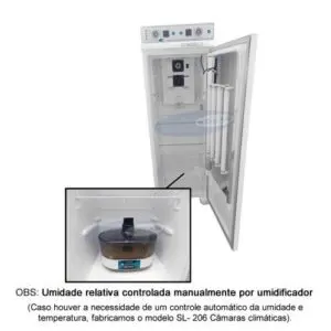 Câmara de germinação com fotoperíodo, alternância e umidade - SL-225-364-U - - SOLAB