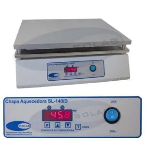 Chapa aquecedora (Digital) - SL-140-D - SOLAB
