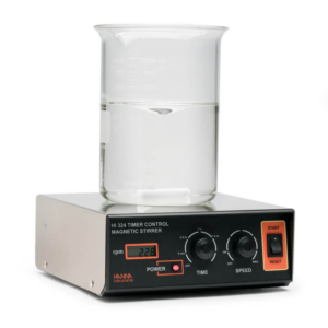 Mini-agitador de tampa de aço inoxidável controlado por temporizador com tacômetro (5L) (110V) - HI324N-1 - HANNA