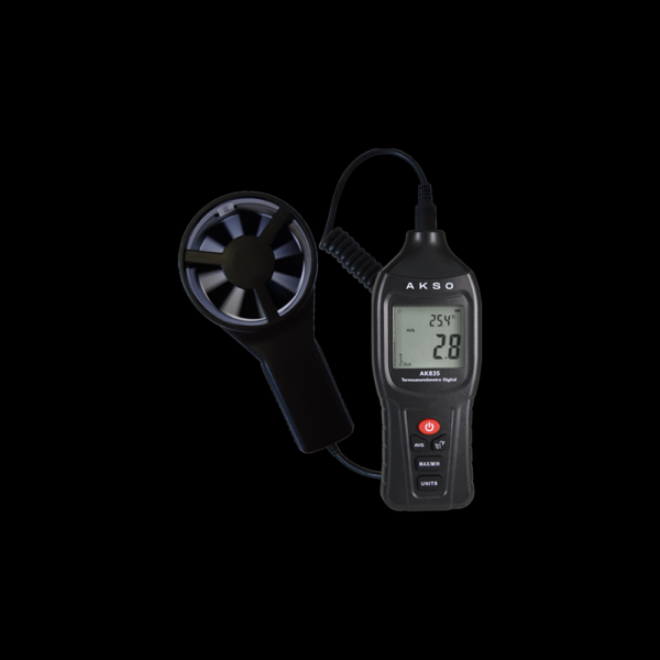 Termoanemômetro Digital com Sensor Externo – AK835 - AKSO