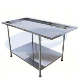 Mesa Auxiliar Aço Inox AISI 304 (L 40 x C 80 x A 80 cm) (SL-396) - SOLAB