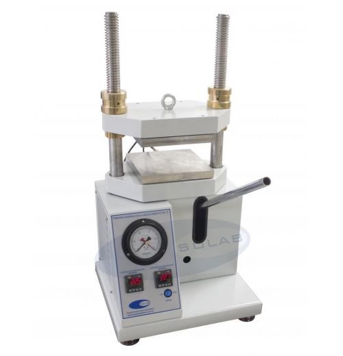 Prensa Hidráulica com Aquecimento (15 toneladas) - SL-11-15 - SOLAB